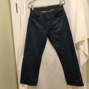 Men’s new Armani exchange dark colored jeans